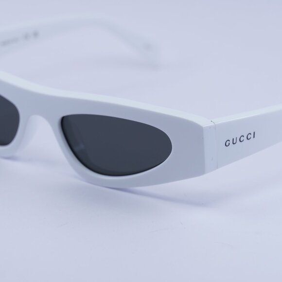 ?️ New Gucci GG1779S 002 Sunglasses - White Frame, Grey Lenses main image 8